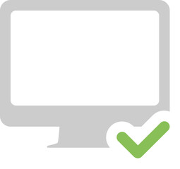 computer check mark icon