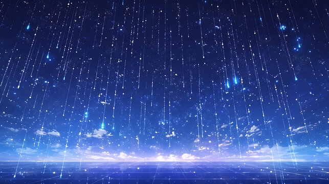 Matrix digital code rain wallpaper animation