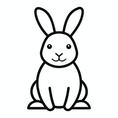vector illustration of a rabbit