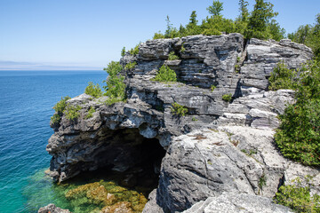 The Grotto at Bruce Peninsula National Park, Tobermory, Ontario, Canada