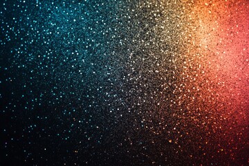 Dark grainy gradient background teal orange light blue black red noise texture banner backdrop glowing colors poster design