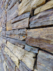 Natural stone wall textured background pattern