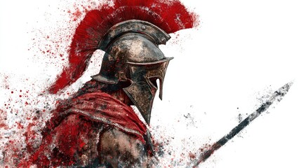 Man in red helmet wearing safety gear, construction worker with confident pose, industrial labor protection isolated on white background