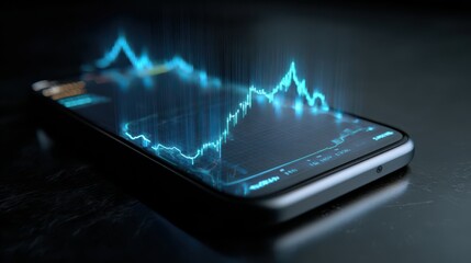 Advanced data visualization on a smartphone during a late-night analysis session
