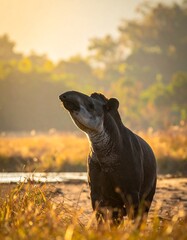 Tapir Stands Proud Amidst