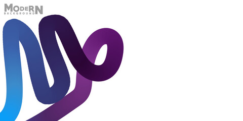 Modern flowing abstract background with vibrant gradient and clean design