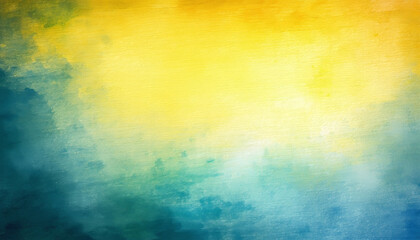 Obraz premium yellow and blue acrylic painting Hand drawn oil painting. Abstract art background Brushstrokes of paint. Modern art. Contemporary art. Colorful canvas