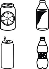 vector illustration of a set