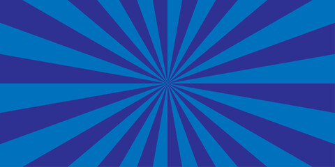 Abstract shine blue glowing sunrise spiral sunset ray cartoon pop sunburst wallpaper. minimal summer spiral line diagonal vintage summer poster design.	