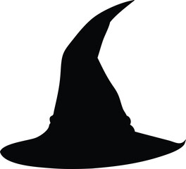 witch hat isolated on white