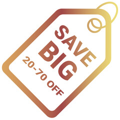 save big Icon, Flat style icon vector illustration, Suitable for website, mobile app, print, presentation, infographic and any other project.