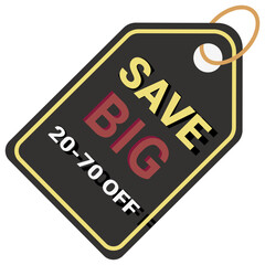  save big Icon, Flat style icon vector illustration, Suitable for website, mobile app, print, presentation, infographic and any other project.