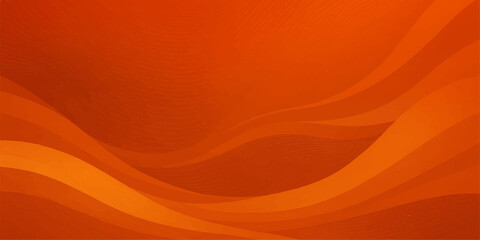 Bright orange and yellow abstract flowing silk waves texture pattern design illustration