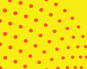 Yellow Polka Dot Pattern