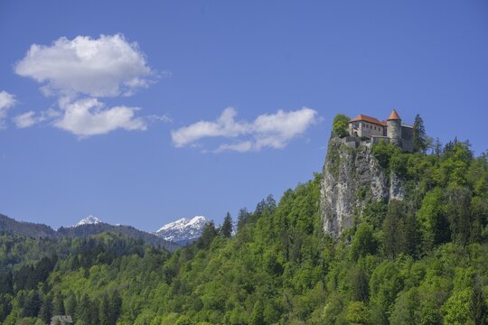 Castle of, Bled, Municipality of Bled, Slovenia