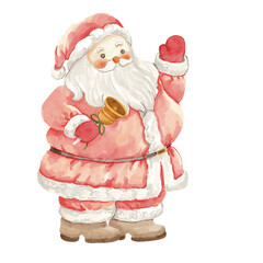 Santa Claus watercolor clipart
This collection includes cozy Santa elements such as Santa with gifts, Santa hat, gift bag and more. perfect for cards, tags, stickers and Christmas design projects.