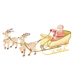 Santa Claus watercolor clipart
This collection includes cozy Santa elements such as Santa with gifts, Santa hat, gift bag and more. perfect for cards, tags, stickers and Christmas design projects.