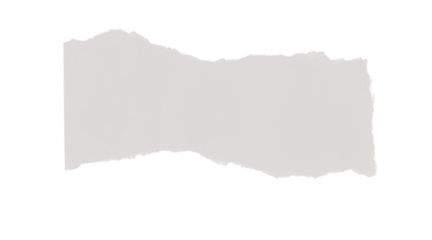 Textured light grey ripped paper rectangle, uneven edges, copy space.