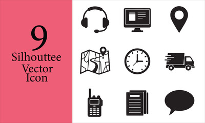 Abstract geometric shapes in a vibrant red and blue silhouette