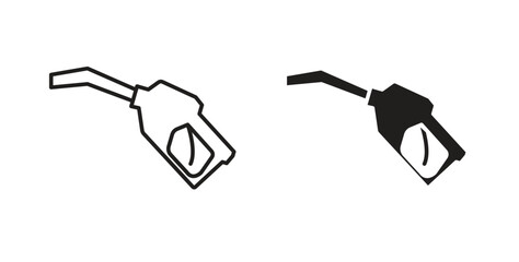 Fuel icon line. eps 10 vector illustration