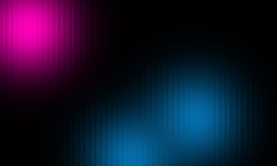 Abstract pixelated background with vibrant pink and blue light effects on black