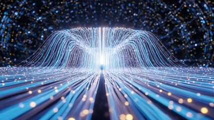 Futuristic glowing brain network pulsating with digital energy, a dynamic concept for AI development and neural networks, symbolizing connectivity and innovation in a modern world - Powered by Adobe