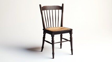Antique Wooden Chair in Studio