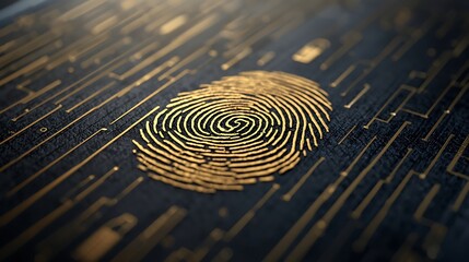 Fingerprint , A digital image of a fingerprint
 