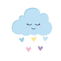 เมฆที่มีหัวใจ pink clouds