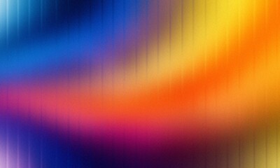 Vibrant Blue Orange Purple Yellow Gradient Abstract Background