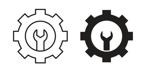 Project Development icon line. eps 10 vector illustration