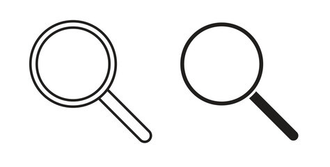 Search icon line. eps 10 vector illustration