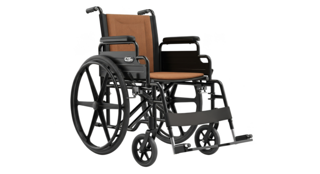 Sleek mobility aid a modern wheelchair