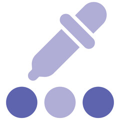 Color Picker Icon Vector Stock Illustration
