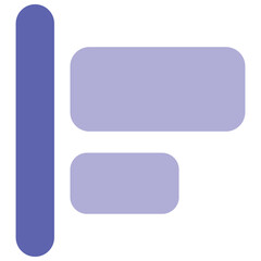 Align Left Icon Vector Stock Illustration