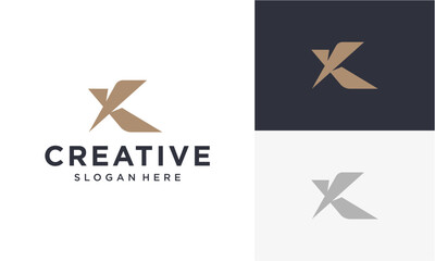 initial k vector logo	