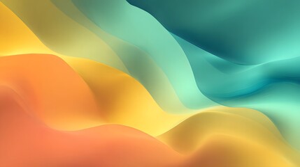 Minimalist abstract gradient background with soft colors blending. Smooth color transitions form a flowing abstract landscape. Artistic fluid abstract background.