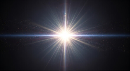 Obraz premium A captivating display of luminous energy erupts, with light radiating outward from a central point, evoking a sense of wonder and cosmic phenomena. vector illustration