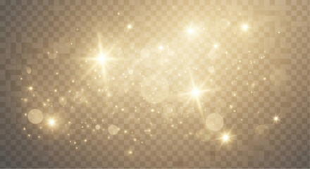 A mesmerizing golden light display, sparkling with a magical, ethereal glow. vector illustration
