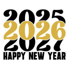 2026 Happy New Year Design, New Year Eve, Holiday