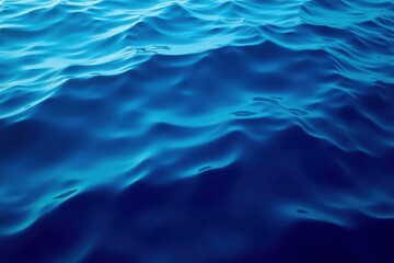 Obraz premium The water is blue and has ripples