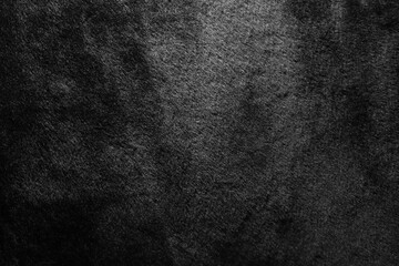 Luxurious Black Faux Fur Texture