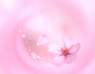 Pink Cherry Blossom: Capturing the ephemeral beauty of a delicate cherry blossom, this image evokes feelings of tranquility and springtime renewal.