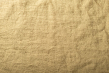 Yellow color Linen fabric texuture