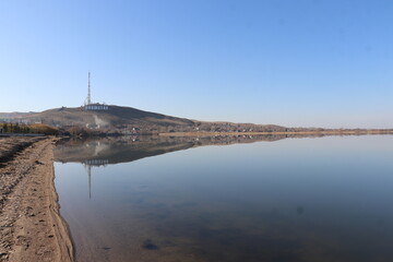 lake in the mountains
