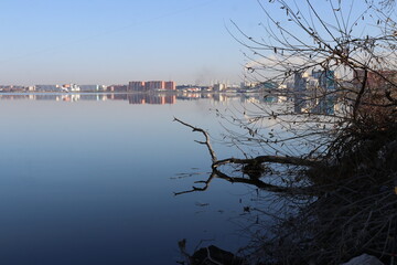 reflection in the water