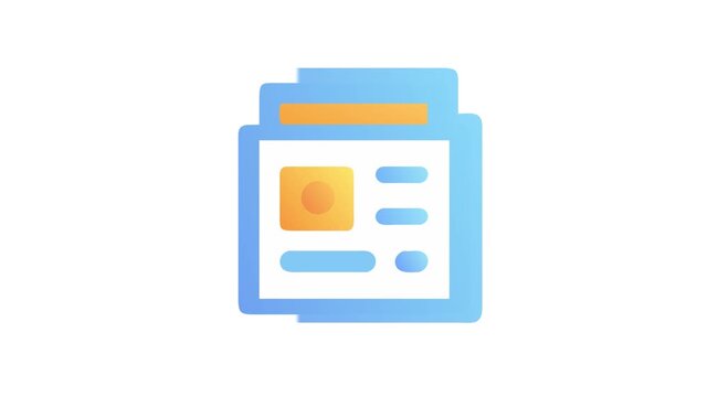 Flat design concept illustration of webpage interface layout