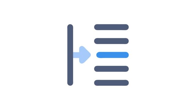 Data filtering illustration in light blue and dark gray tones