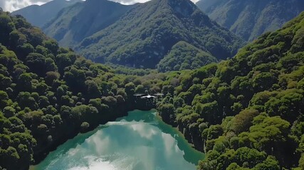 magnificent 4K aerial drone footage exploring Guatemala’s breathtaking landscapes rich history diverse natural wonders merging cultural beauty nature cinematic stock footage