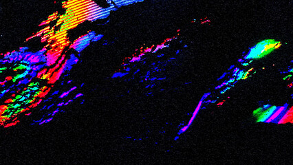 Retro VHS background. Glitch art scan line background. TV scan line monitor for old technology concept. Glitch camera effect.	